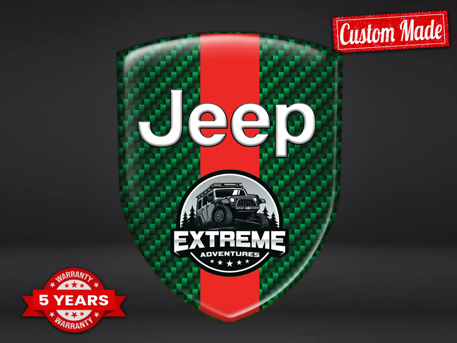 Jeep Large Car Stickers Max Pro Resilient Current Version